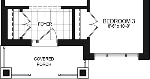 Elevation B floorplan