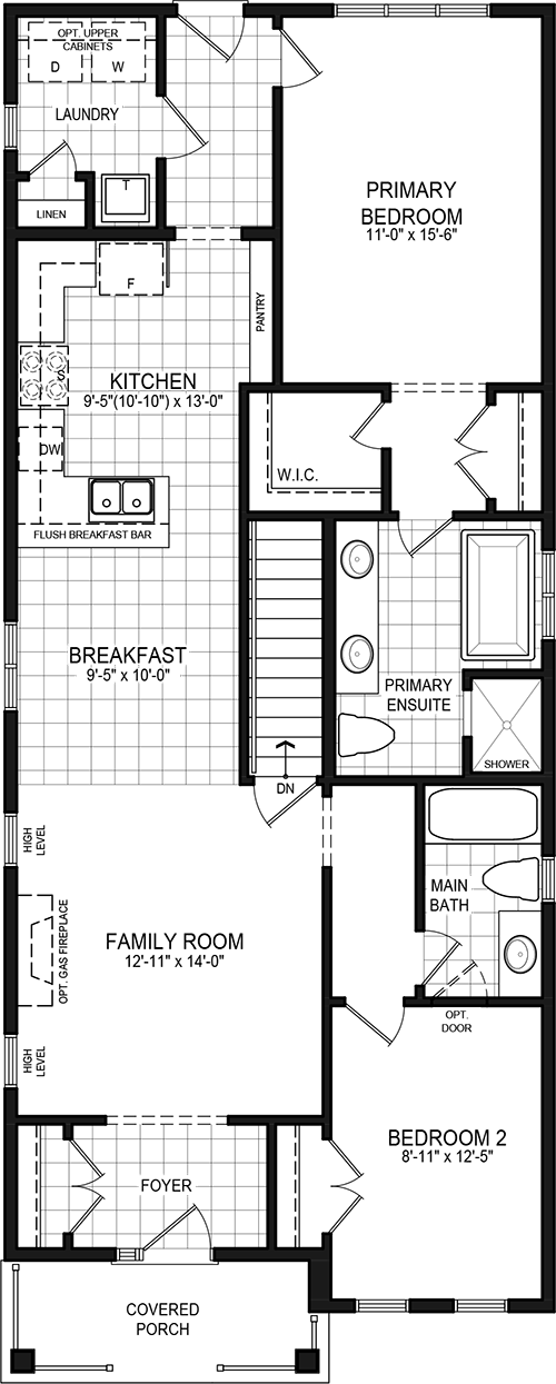 Optional Elev. A floorplan