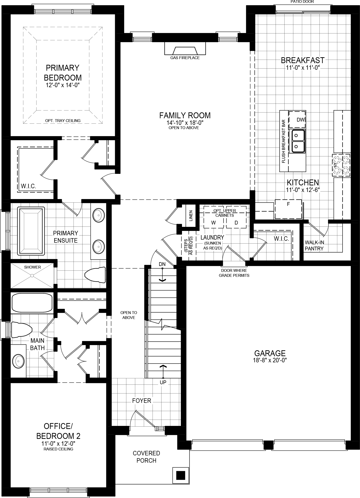 Elevation C floorplan