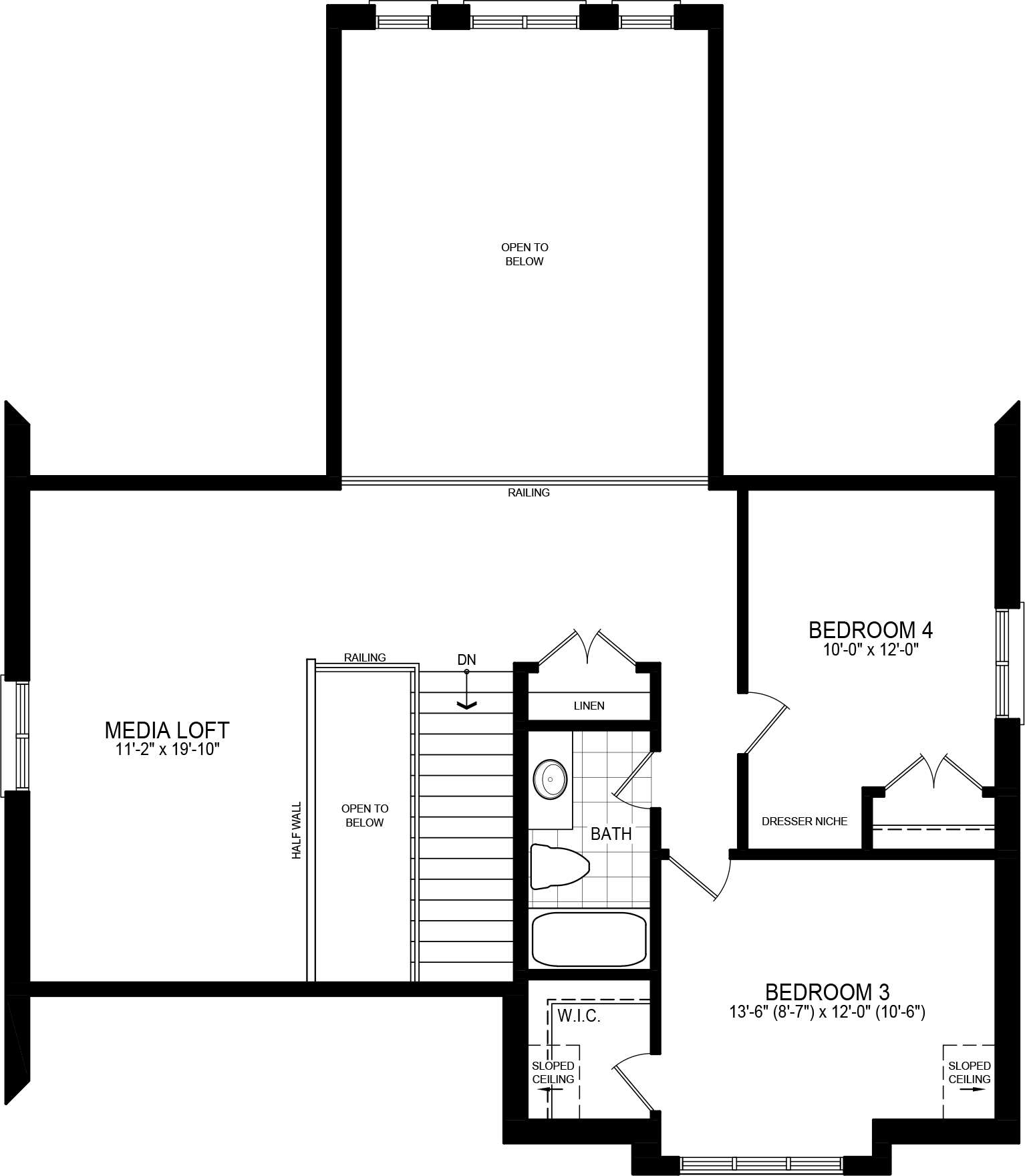 Elevation B floorplan
