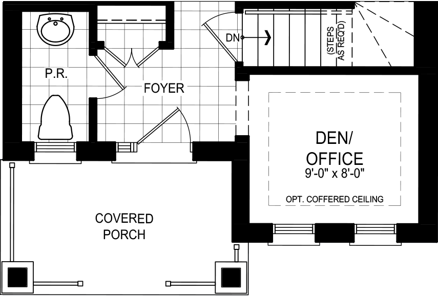 Elevation B floorplan
