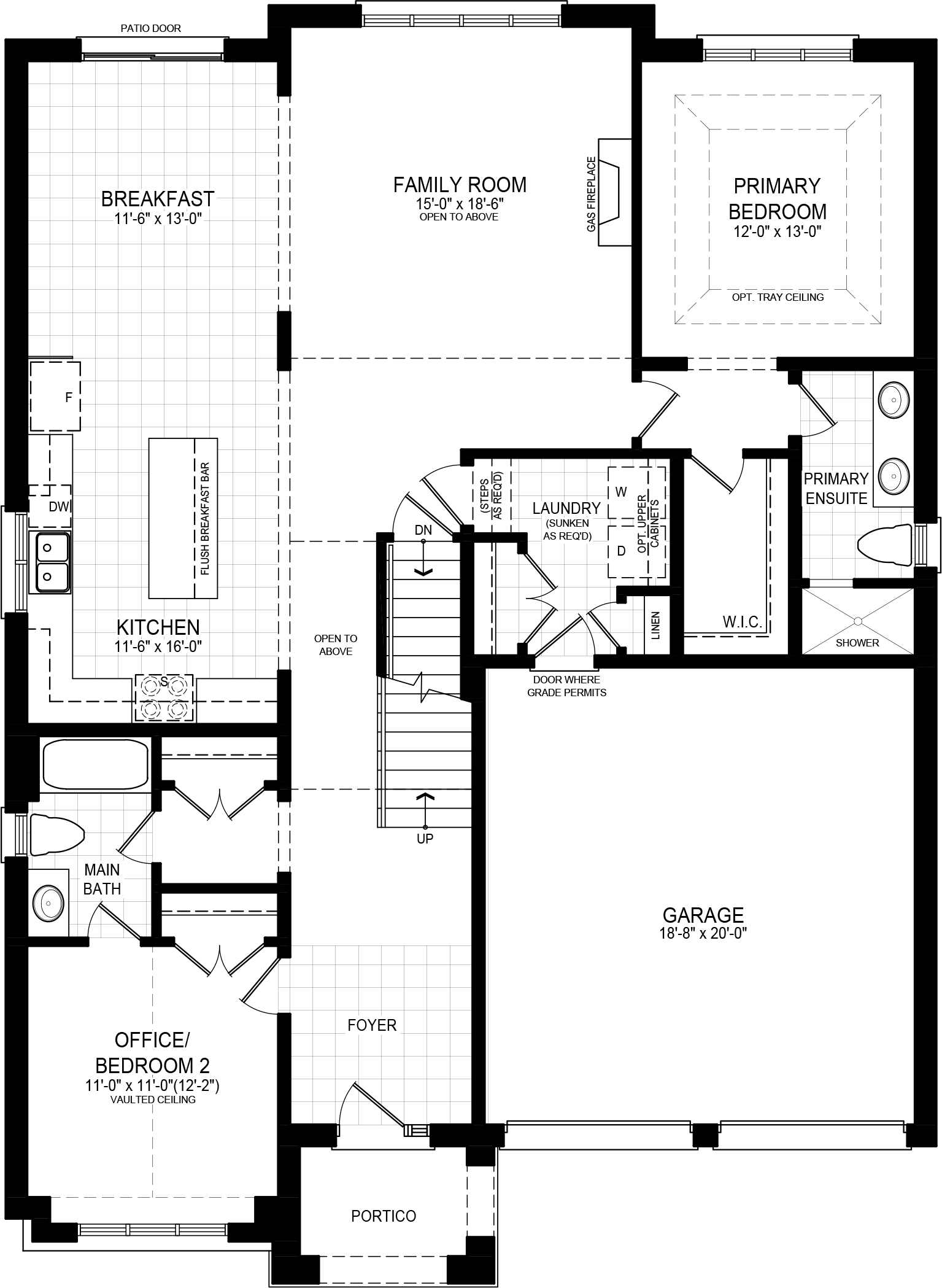 Elevation B floorplan