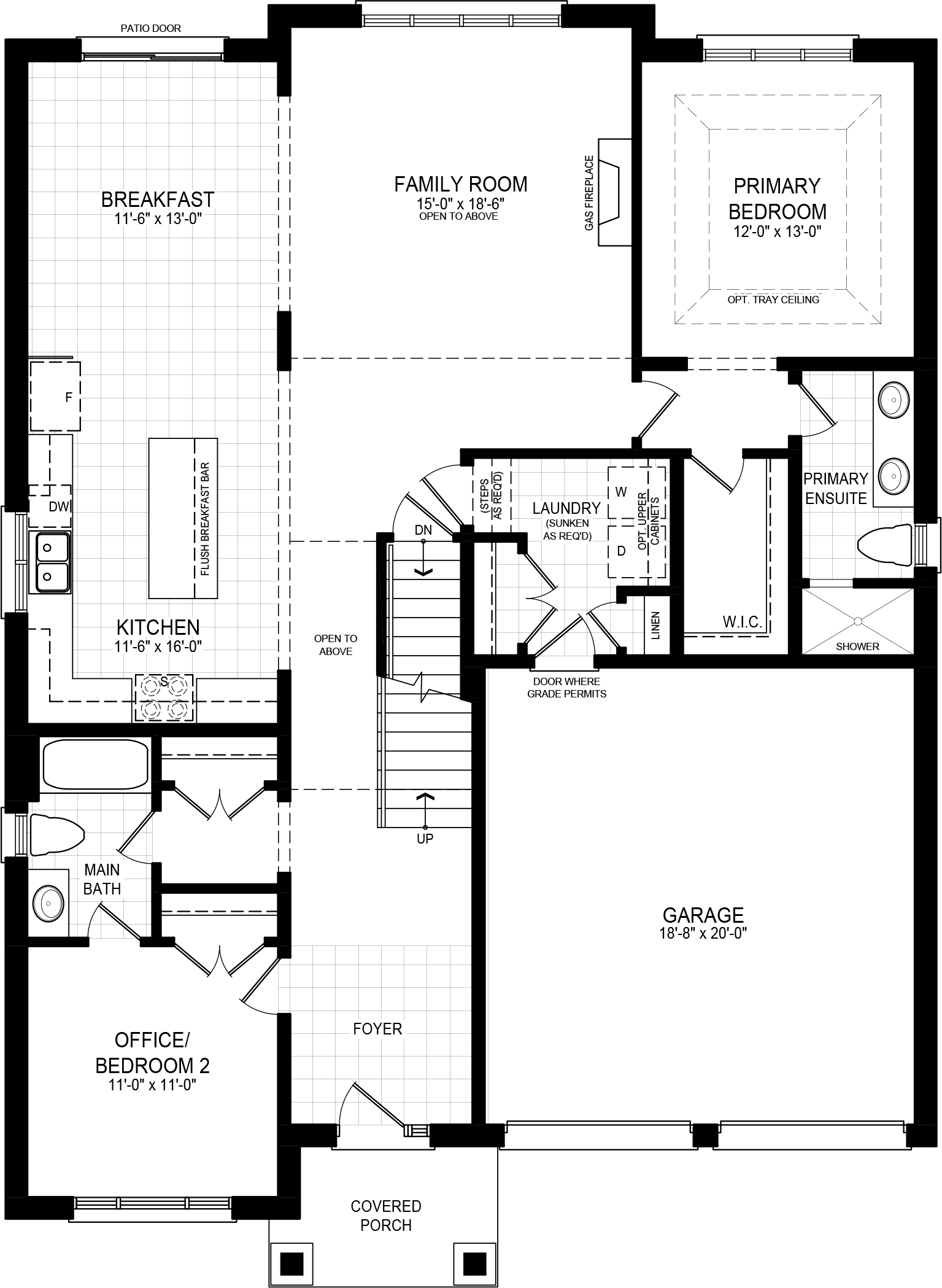 Elevation C floorplan