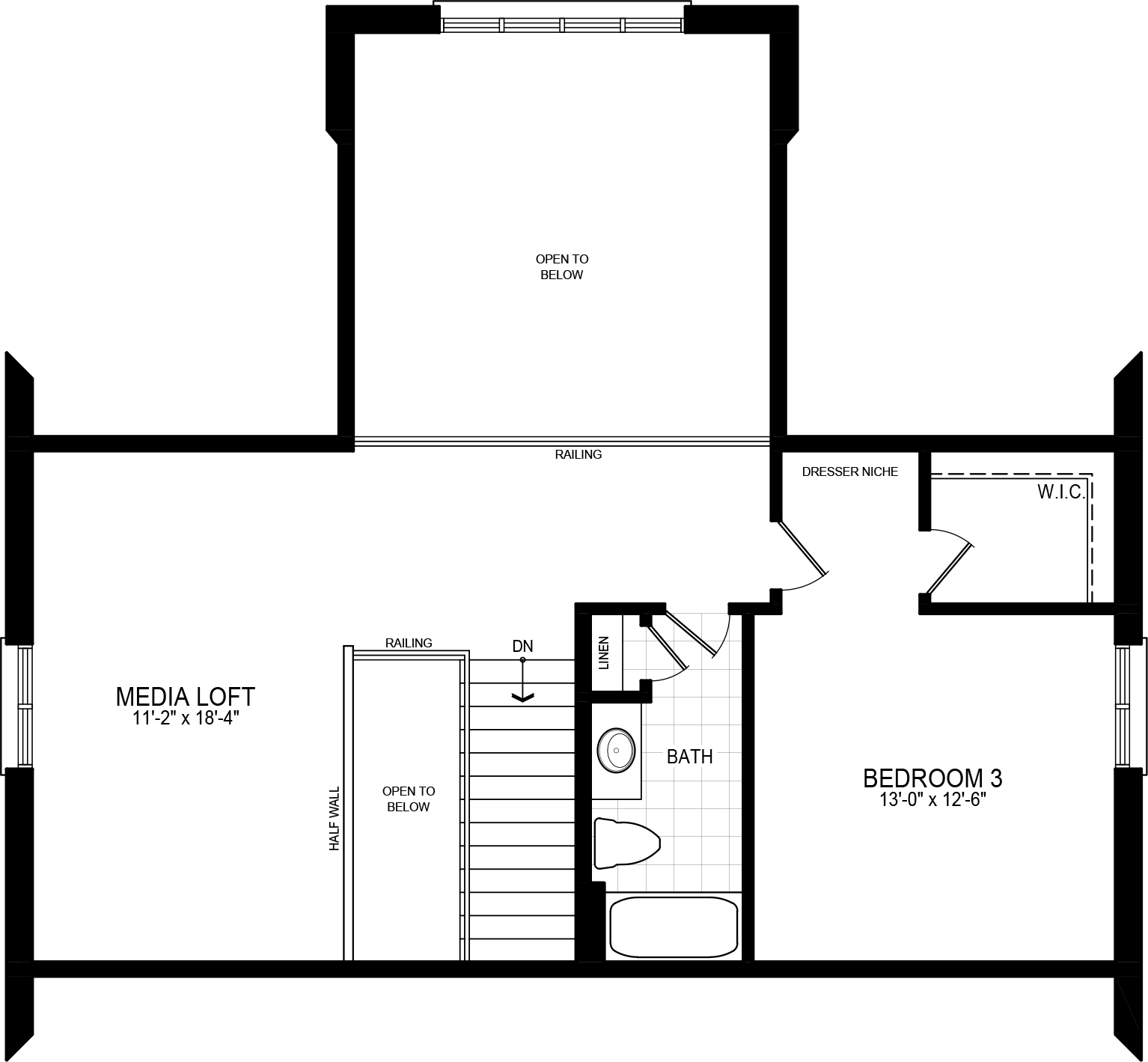 Elevation B floorplan