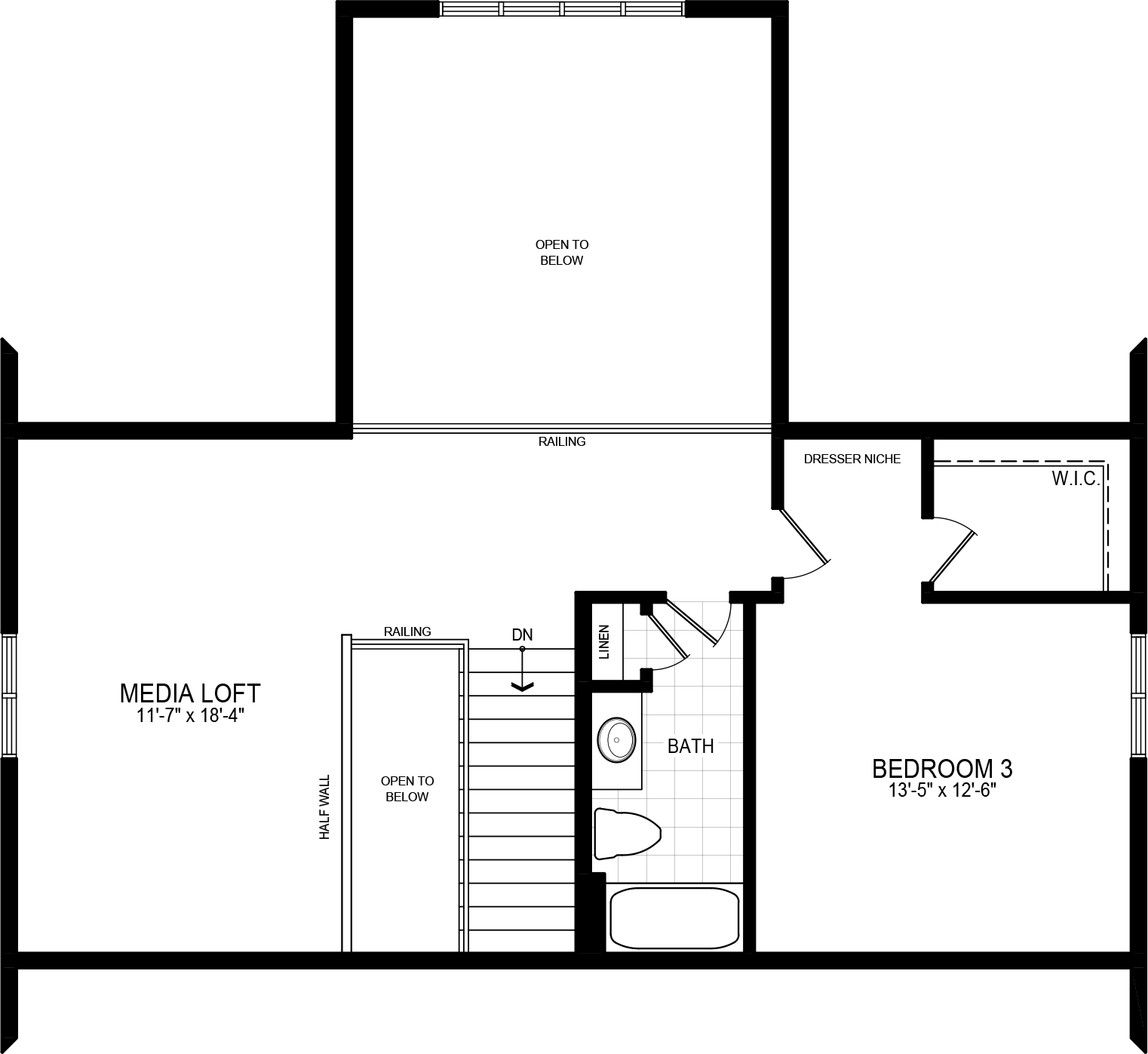 Elevation A floorplan