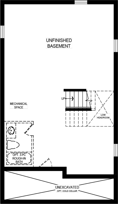 Elevation A floorplan