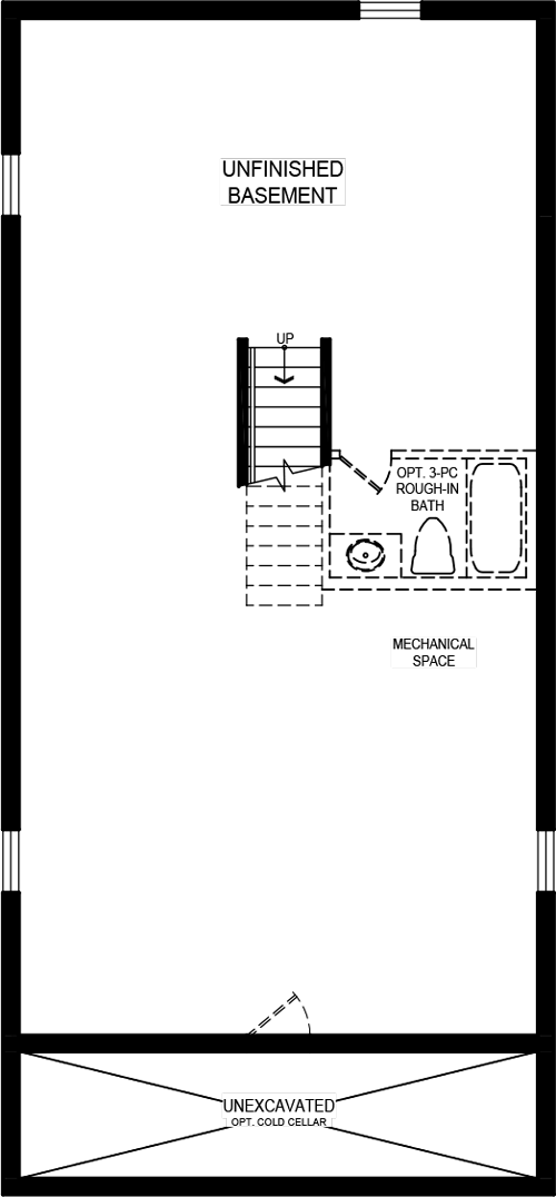 Elevation A floorplan