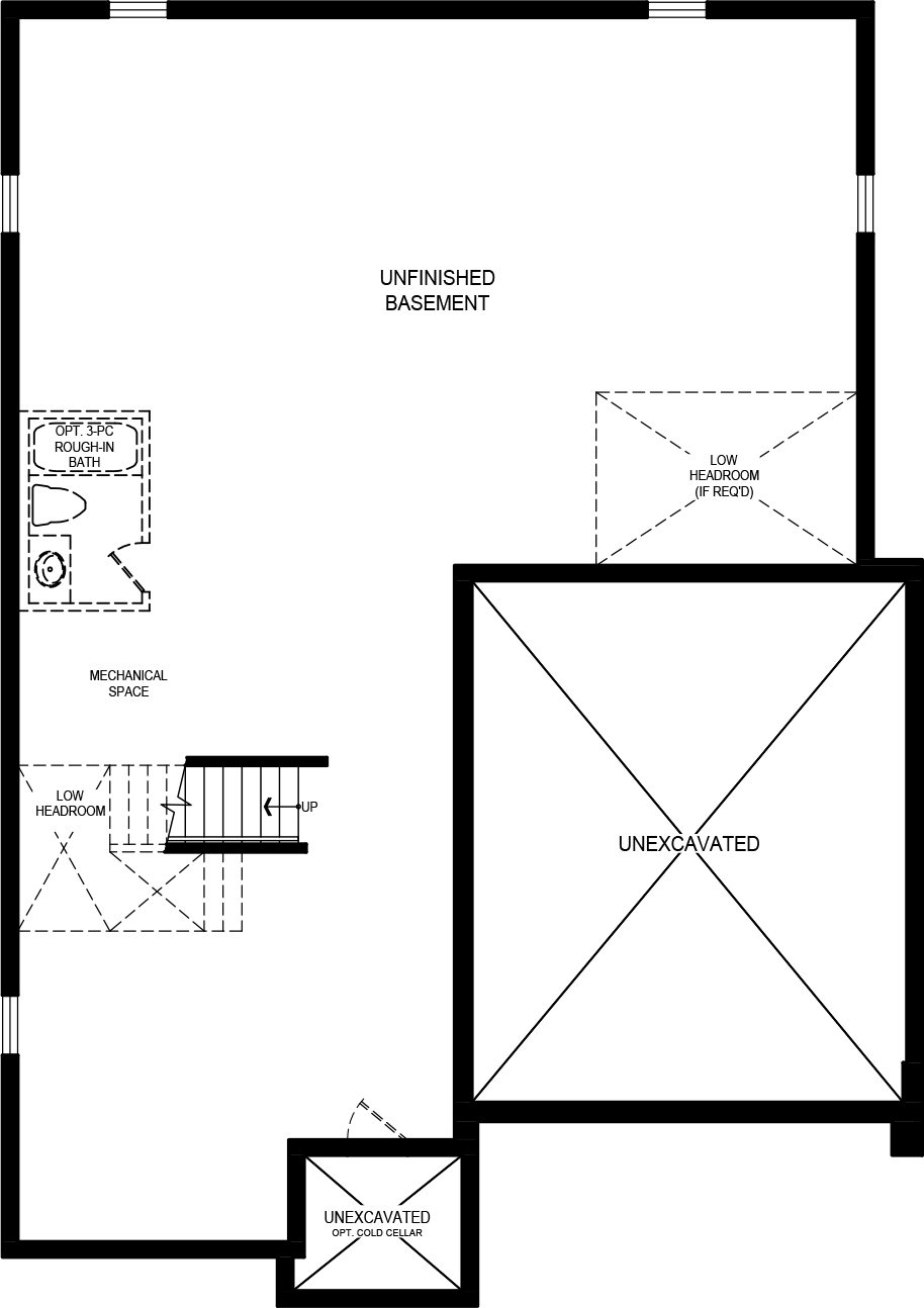 Elevation A floorplan
