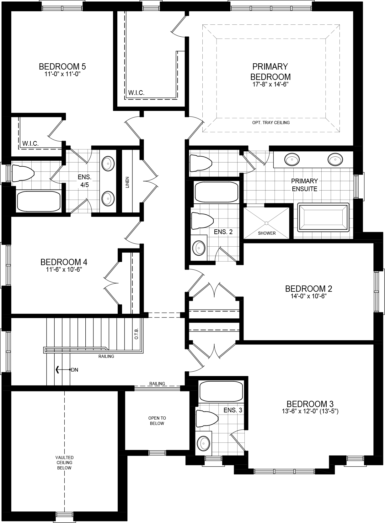 Elevation B floorplan